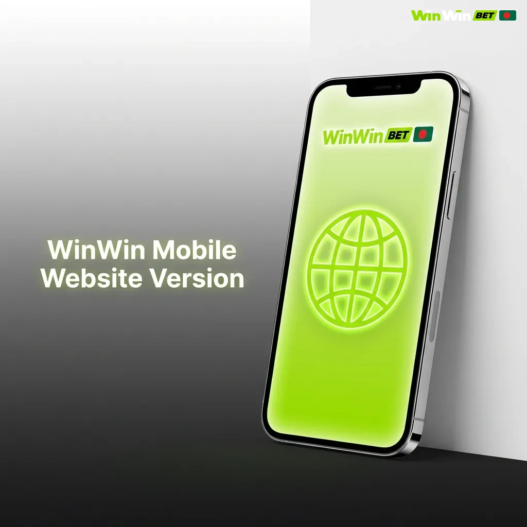 WinWin mobile website interface showing betting and casino games accessible on smartphones and tablets without downloads