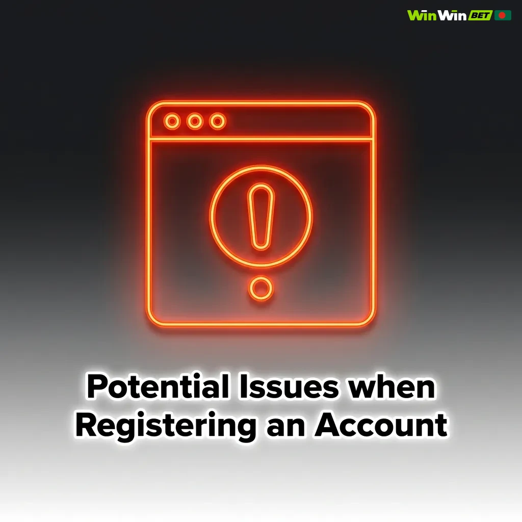 Person looking frustrated at computer screen during account registration with error message displayed